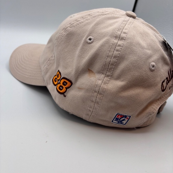 UPS Callaway Checkered Racing Embroidered Dale Jarrett #88 Beige Racing Hat NWT! - Picture 8 of 12